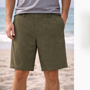 Men’s Linksoul Performance Golf Shorts Olive Green Stretch Size 34